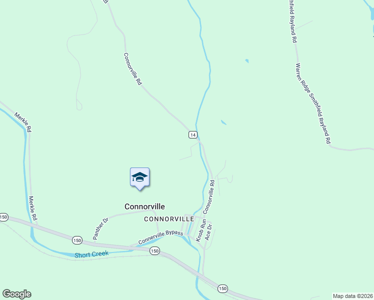 map of restaurants, bars, coffee shops, grocery stores, and more near 2181 County Road 14 in Rayland