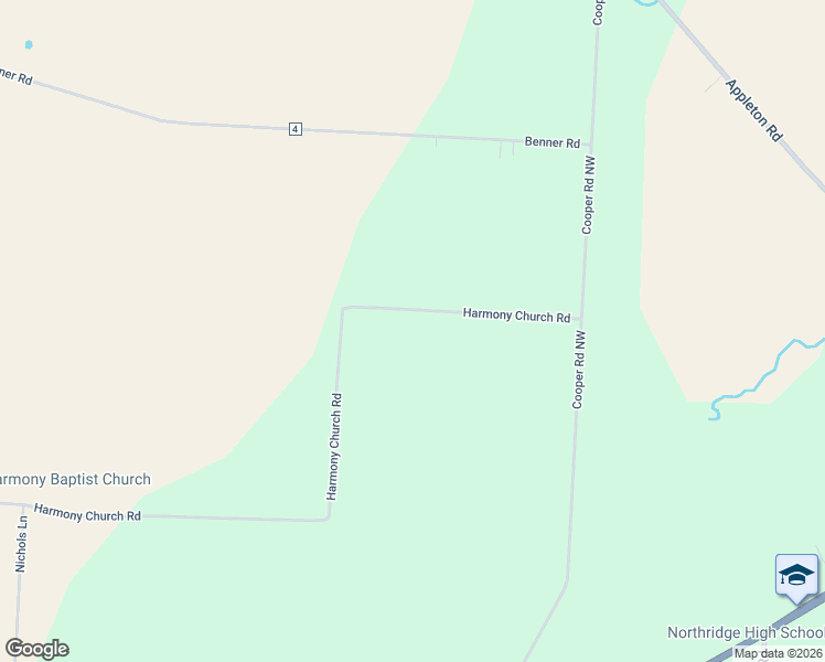 map of restaurants, bars, coffee shops, grocery stores, and more near 6609 Harmony Church Road in Johnstown