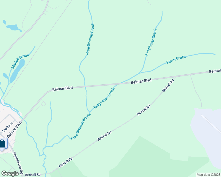 map of restaurants, bars, coffee shops, grocery stores, and more near 201 Belmar Boulevard in Farmingdale