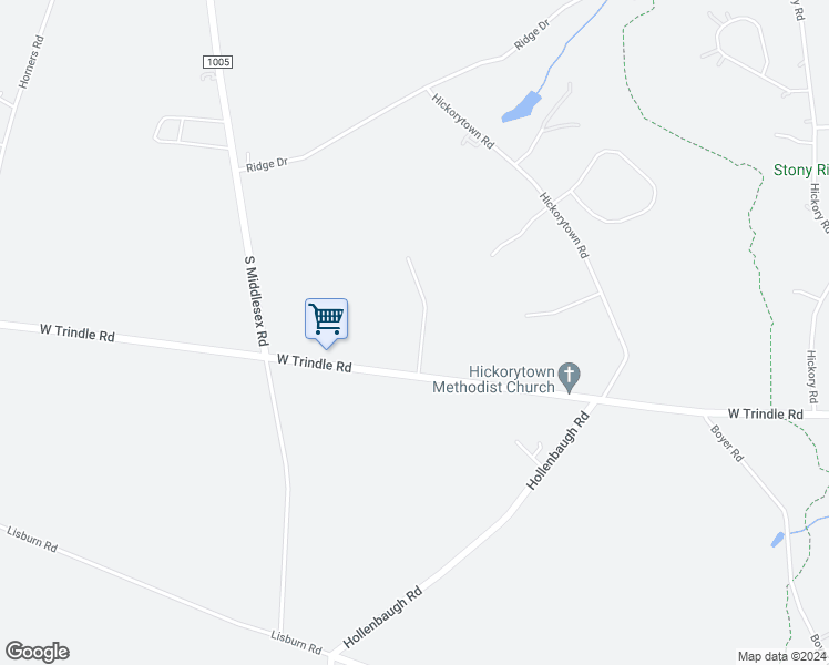 map of restaurants, bars, coffee shops, grocery stores, and more near 4 Appian Drive in Carlisle