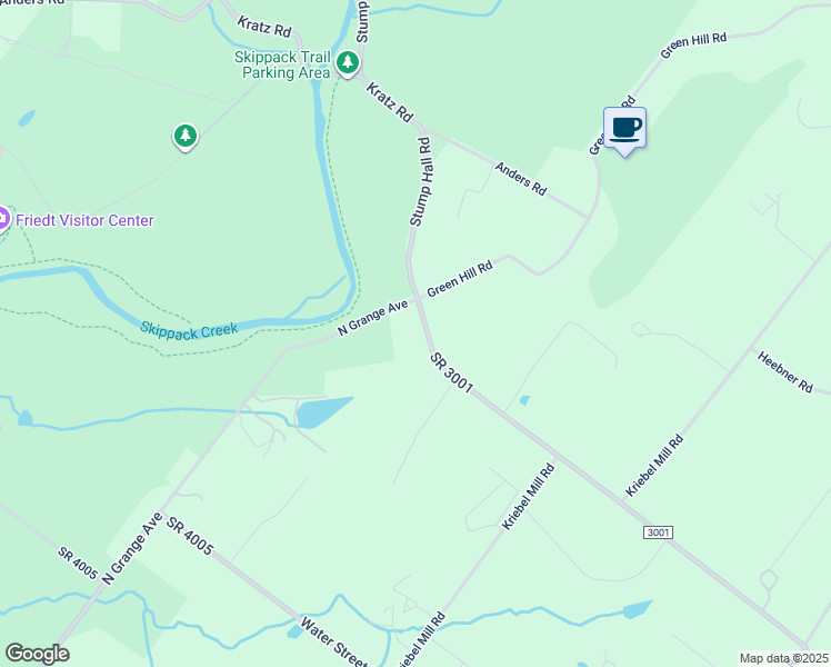 map of restaurants, bars, coffee shops, grocery stores, and more near 3424 Stump Hall Road in Collegeville