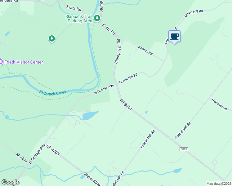 map of restaurants, bars, coffee shops, grocery stores, and more near 3424 Stump Hall Road in Collegeville