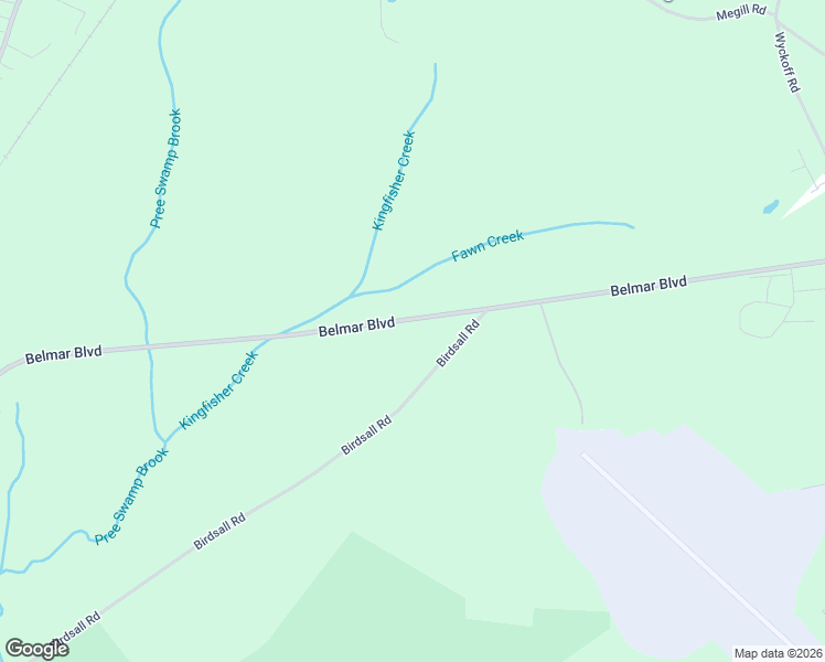 map of restaurants, bars, coffee shops, grocery stores, and more near 277 Belmar Boulevard in Farmingdale