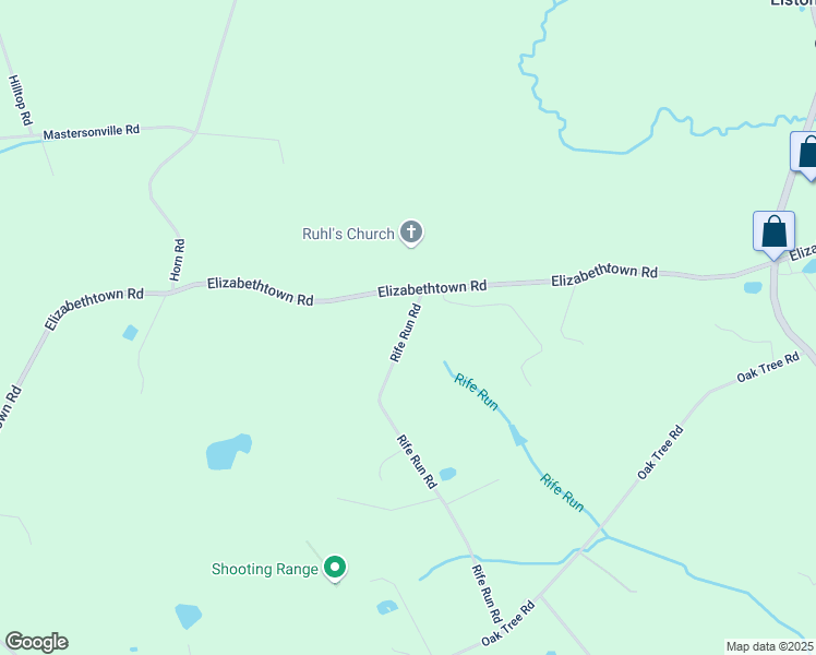 map of restaurants, bars, coffee shops, grocery stores, and more near 988 Rife Run Road in Manheim