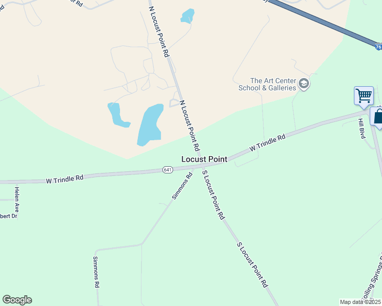 map of restaurants, bars, coffee shops, grocery stores, and more near 5 North Locust Point Road in Mechanicsburg