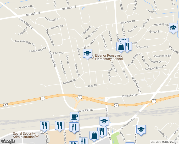 map of restaurants, bars, coffee shops, grocery stores, and more near 173 Walton Drive in Morrisville