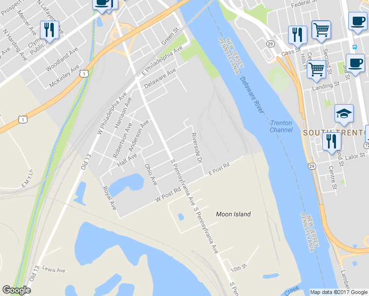map of restaurants, bars, coffee shops, grocery stores, and more near 15 Lenora Avenue in Morrisville