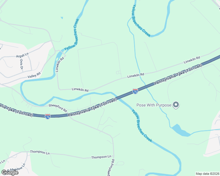 map of restaurants, bars, coffee shops, grocery stores, and more near 990 Limekiln Road in New Cumberland