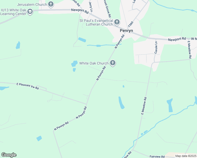 map of restaurants, bars, coffee shops, grocery stores, and more near 1145 North Penryn Road in Manheim
