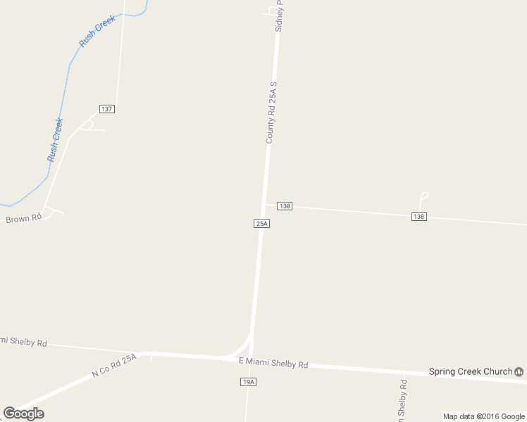 map of restaurants, bars, coffee shops, grocery stores, and more near 500 Sidney Piqua Road in Sidney