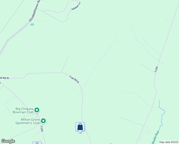 map of restaurants, bars, coffee shops, grocery stores, and more near 148 Forest Lane in Elizabethtown