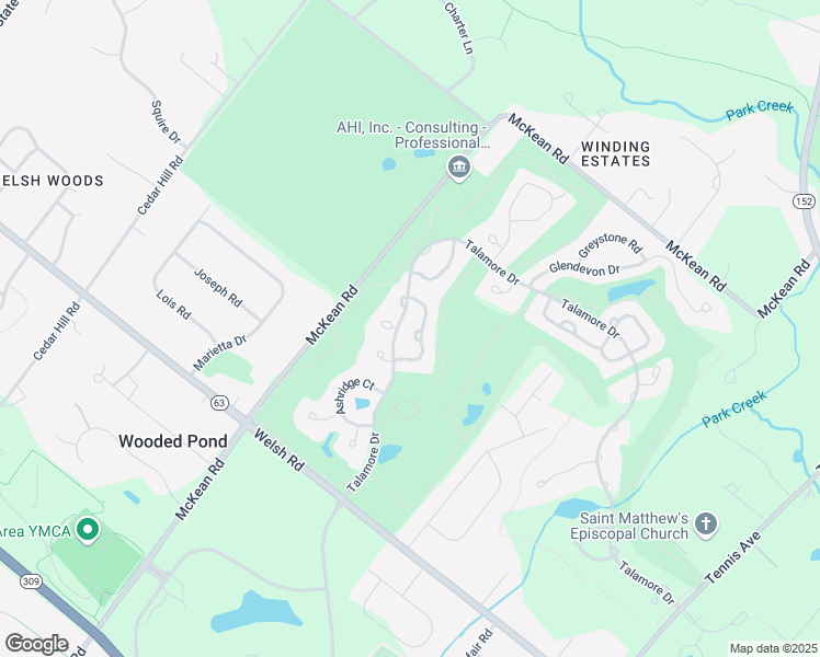 map of restaurants, bars, coffee shops, grocery stores, and more near 626 Chatsworth Drive in Ambler
