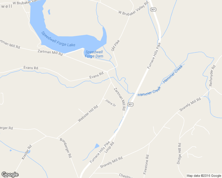 map of restaurants, bars, coffee shops, grocery stores, and more near 707 Webster Hill Road in Lititz