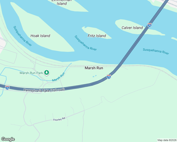 map of restaurants, bars, coffee shops, grocery stores, and more near 284 Marsh Run Road in New Cumberland