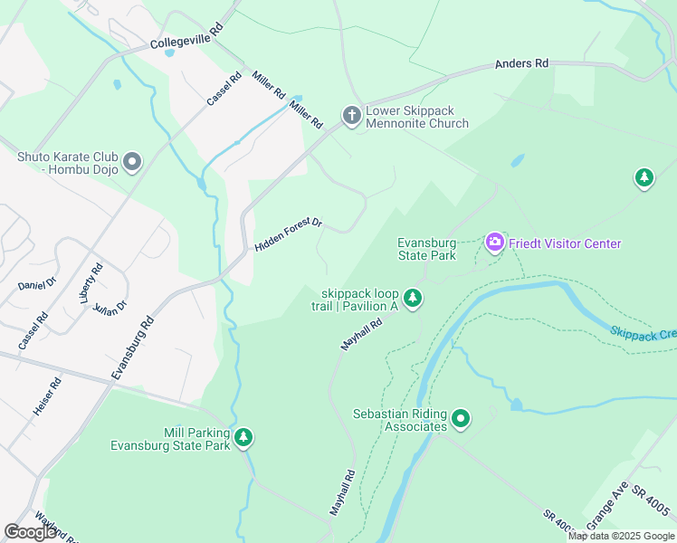 map of restaurants, bars, coffee shops, grocery stores, and more near 862 Appaloosa Court in Collegeville
