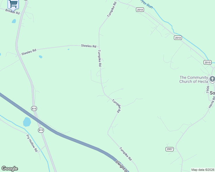 map of restaurants, bars, coffee shops, grocery stores, and more near 324 Turnpike Road in Mount Pleasant