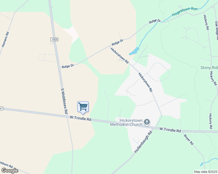 map of restaurants, bars, coffee shops, grocery stores, and more near 9 Appian Drive in Carlisle