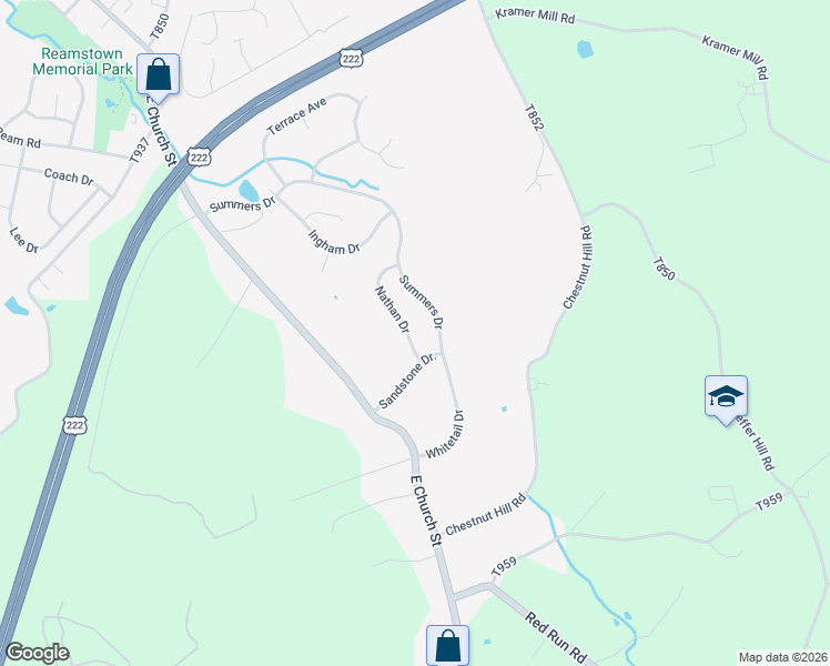 map of restaurants, bars, coffee shops, grocery stores, and more near 5 Nathan Drive in Stevens