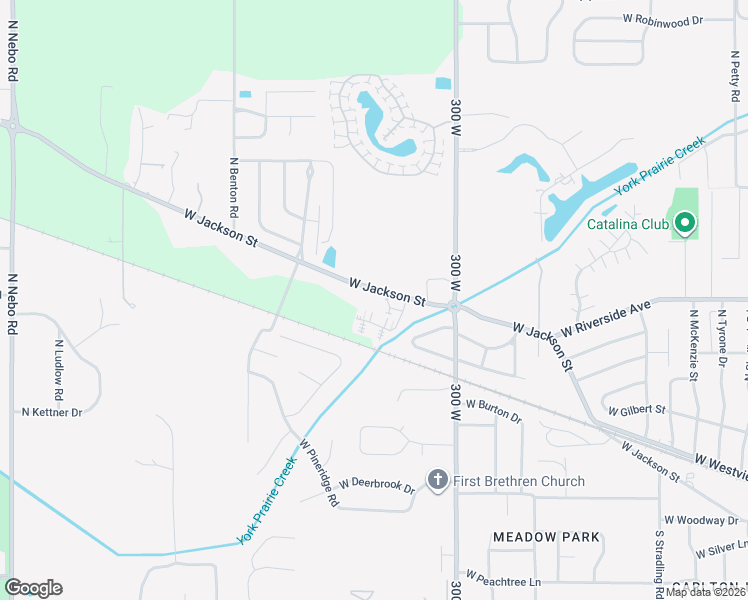 map of restaurants, bars, coffee shops, grocery stores, and more near 5114 West Westknoll Court in Muncie