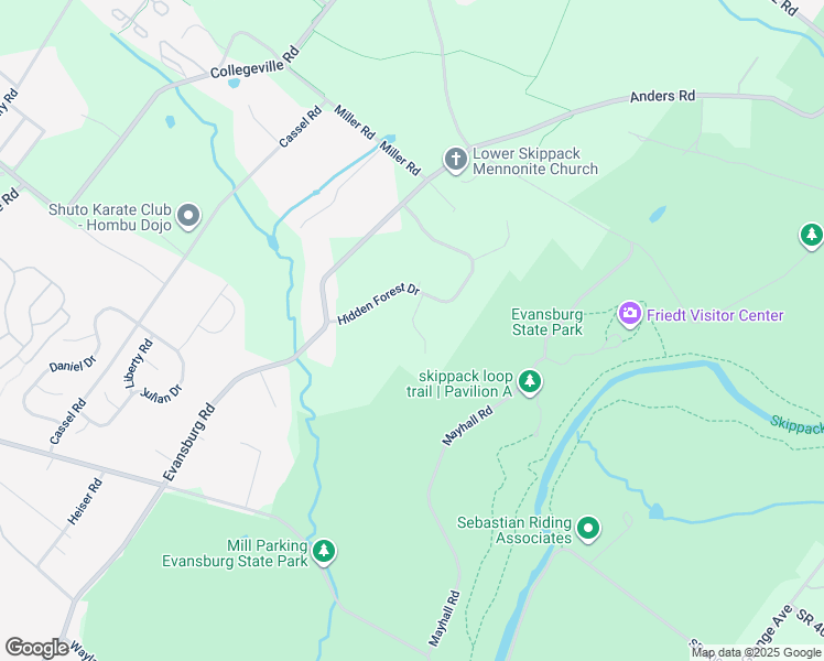 map of restaurants, bars, coffee shops, grocery stores, and more near 853 Appaloosa Court in Collegeville