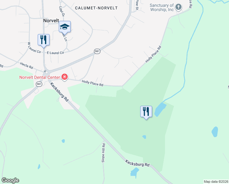 map of restaurants, bars, coffee shops, grocery stores, and more near 152 Holly Place Road in Mount Pleasant