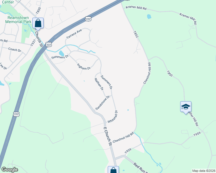map of restaurants, bars, coffee shops, grocery stores, and more near 5 Nathan Drive in Stevens
