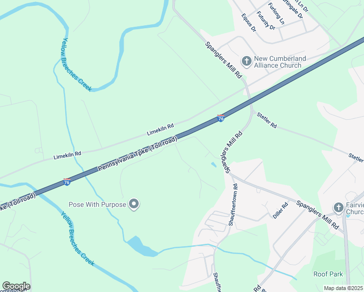 map of restaurants, bars, coffee shops, grocery stores, and more near 182 Rose Hill Drive in New Cumberland