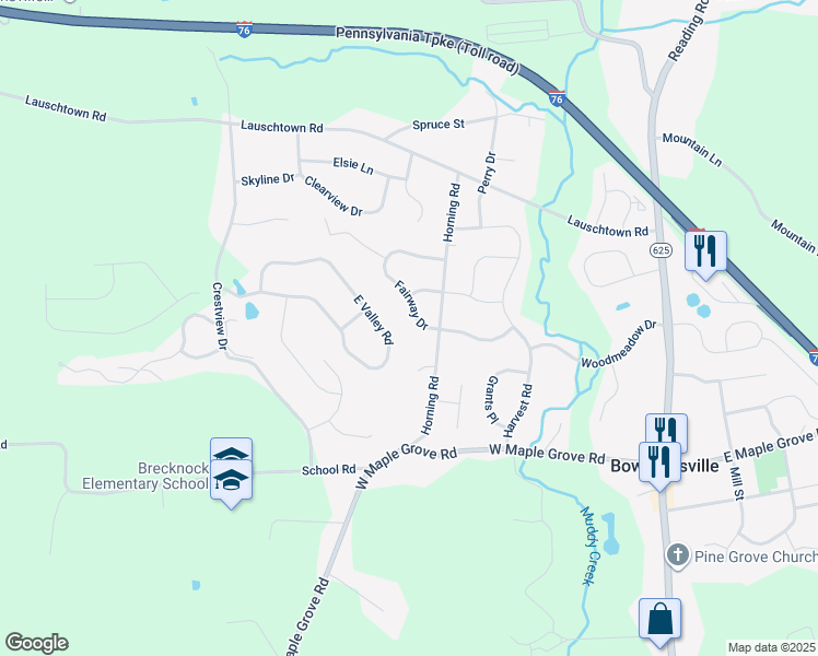 map of restaurants, bars, coffee shops, grocery stores, and more near 49 Fairway Drive in Denver