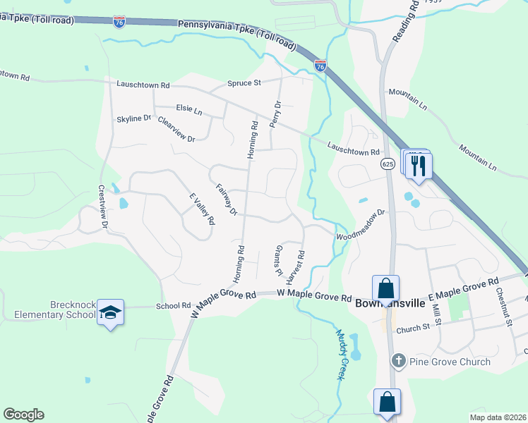 map of restaurants, bars, coffee shops, grocery stores, and more near 185 Masters Drive in Denver