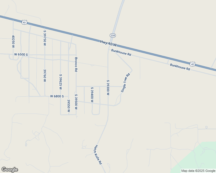 map of restaurants, bars, coffee shops, grocery stores, and more near South 39300 West in Fruitland