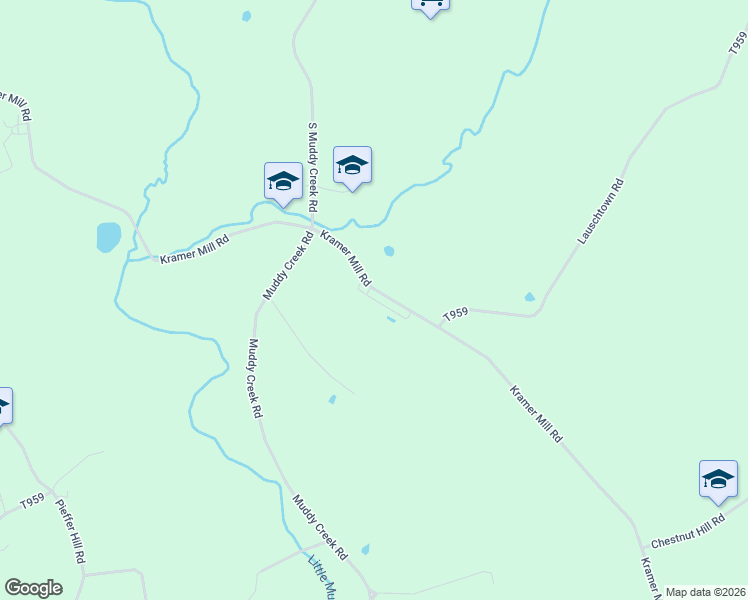 map of restaurants, bars, coffee shops, grocery stores, and more near 1305 Kramer Mill Road in Denver