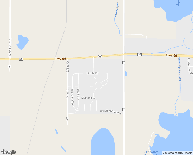 map of restaurants, bars, coffee shops, grocery stores, and more near 2719 Stage Coach Drive in Mead