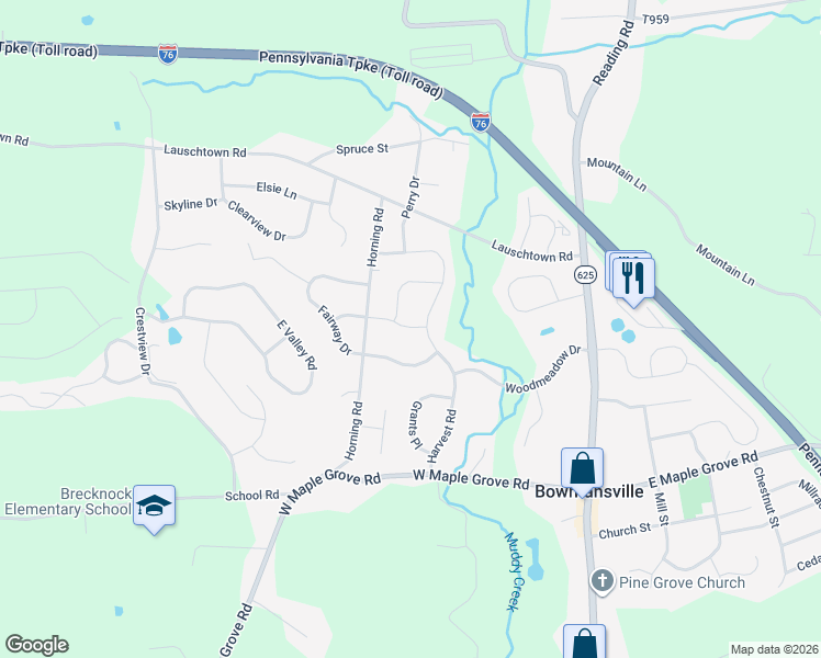 map of restaurants, bars, coffee shops, grocery stores, and more near 185 Masters Drive in Denver