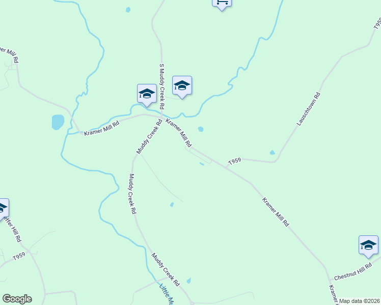 map of restaurants, bars, coffee shops, grocery stores, and more near 1305 Kramer Mill Road in Denver