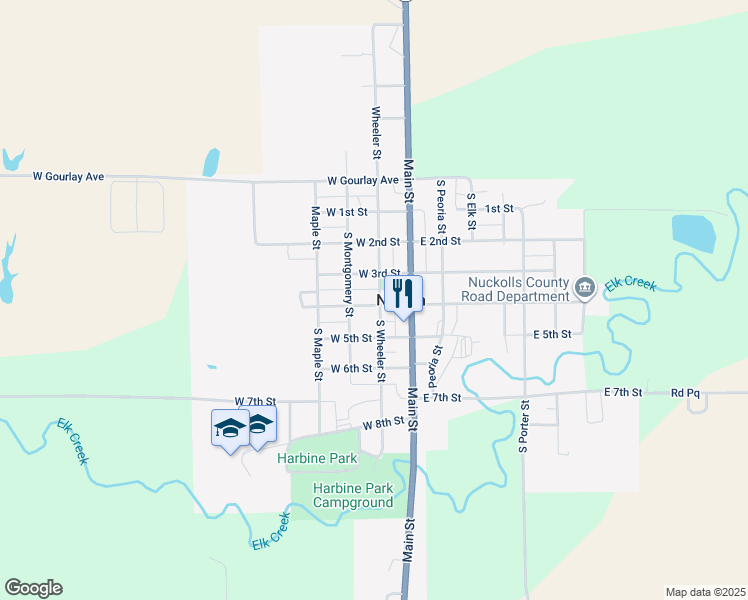 map of restaurants, bars, coffee shops, grocery stores, and more near in Nelson