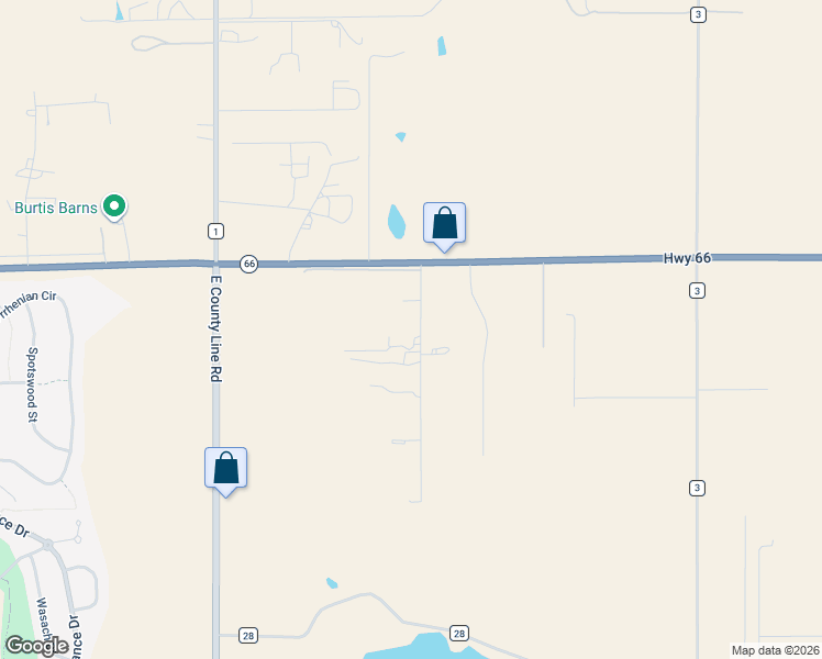 map of restaurants, bars, coffee shops, grocery stores, and more near 13861 Elmore Road in Longmont