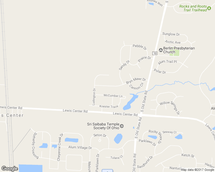 map of restaurants, bars, coffee shops, grocery stores, and more near 2510 Bryn Mawr Drive in Lewis Center