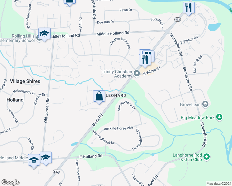 map of restaurants, bars, coffee shops, grocery stores, and more near 43 Saint Leonards Road in Southampton
