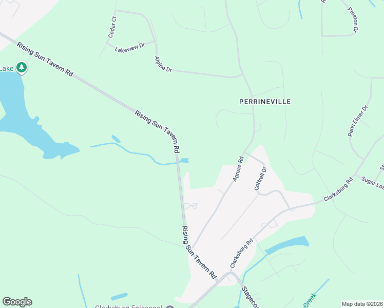 map of restaurants, bars, coffee shops, grocery stores, and more near 50 Rising Sun Tavern Road in Millstone