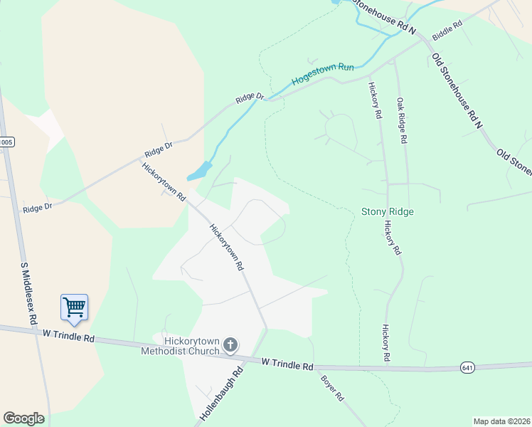 map of restaurants, bars, coffee shops, grocery stores, and more near 1206 Redwood Hills Circle in Carlisle