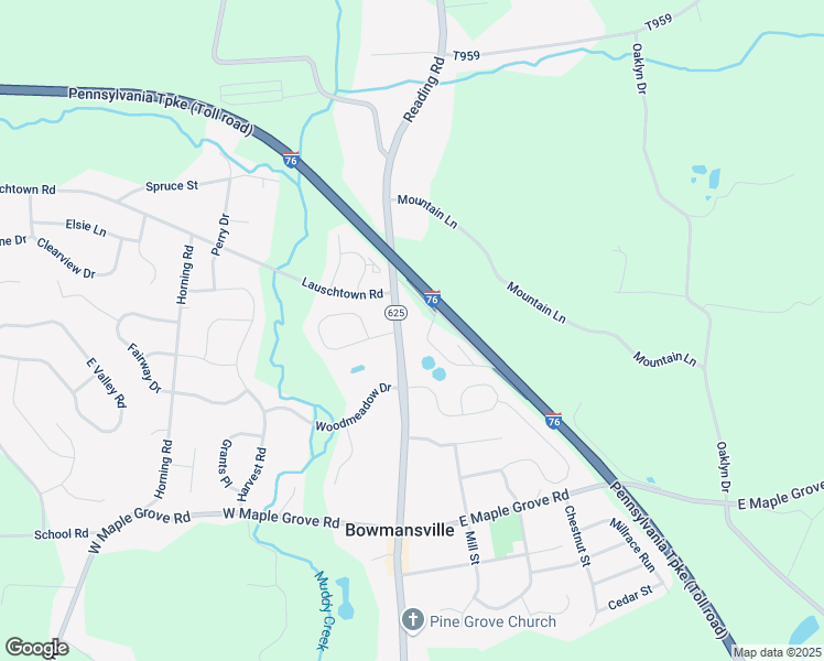 map of restaurants, bars, coffee shops, grocery stores, and more near 1338 Reading Road in Denver