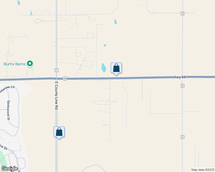 map of restaurants, bars, coffee shops, grocery stores, and more near 13941 Elmore Road in Longmont