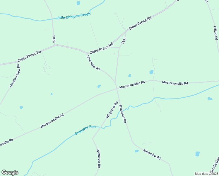 map of restaurants, bars, coffee shops, grocery stores, and more near 1428 Mastersonville Road in Manheim