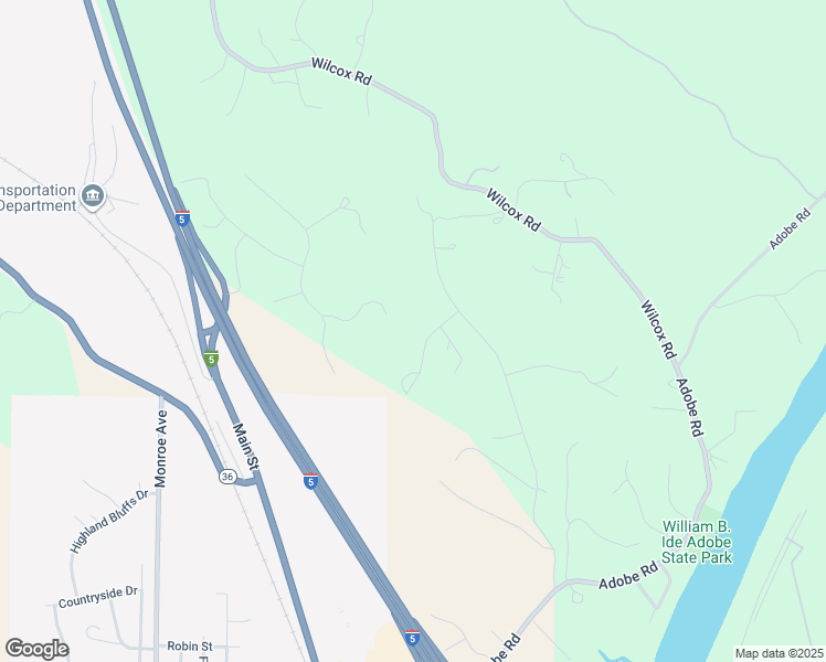 map of restaurants, bars, coffee shops, grocery stores, and more near 21510 Noblewood Court in Red Bluff
