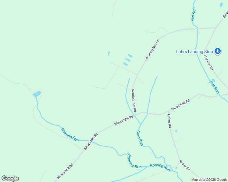 map of restaurants, bars, coffee shops, grocery stores, and more near 1270 Roaring Run Road in Boswell