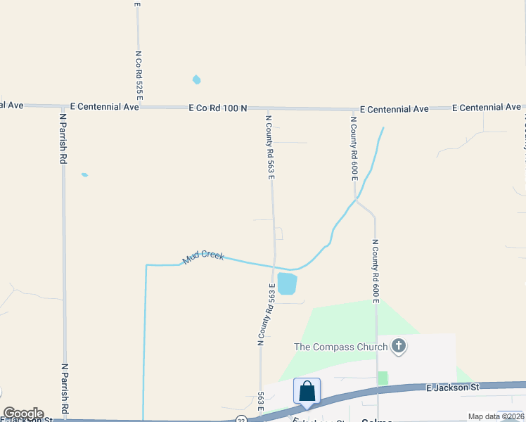 map of restaurants, bars, coffee shops, grocery stores, and more near 1111 North 563 East in Selma