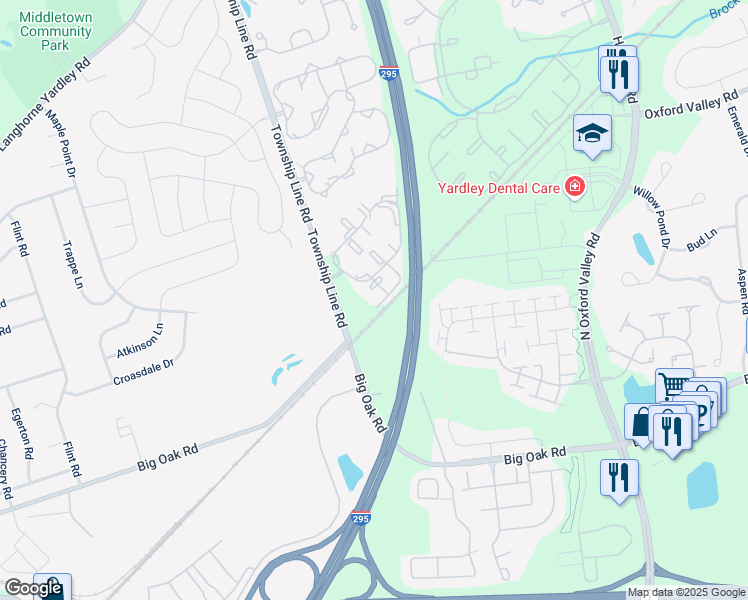 map of restaurants, bars, coffee shops, grocery stores, and more near 23000 Cornerstone Drive in Morrisville
