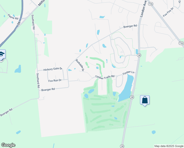 map of restaurants, bars, coffee shops, grocery stores, and more near 1204 Saint Andrews Drive in Marysville