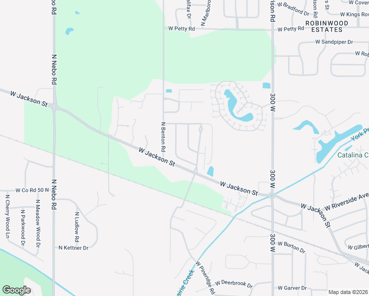 map of restaurants, bars, coffee shops, grocery stores, and more near 1213 N Swiss Dr in Muncie