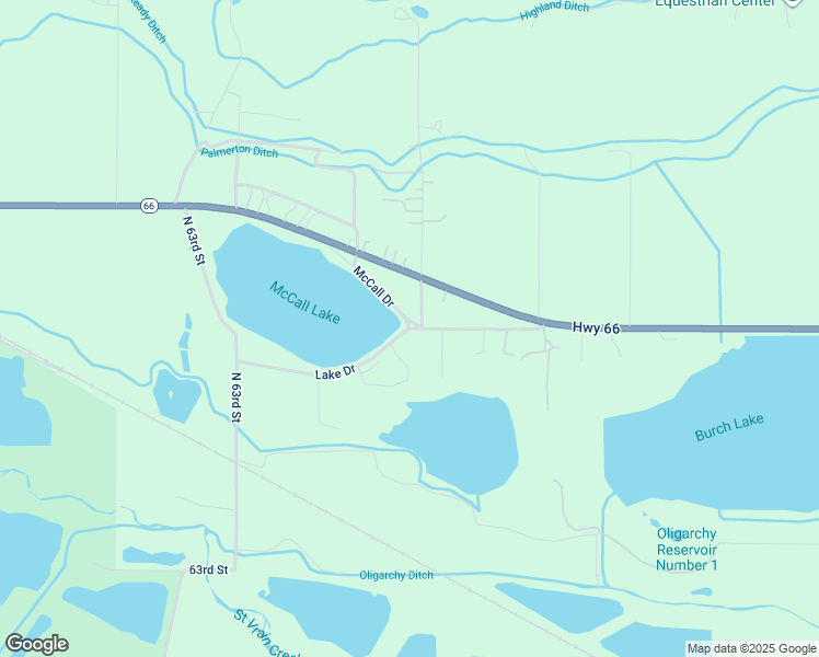map of restaurants, bars, coffee shops, grocery stores, and more near 12600 Lake Drive in Longmont